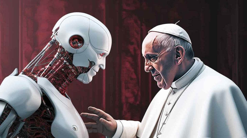 Popiežius perspėja dėl potencialių dirbtinio intelekto pavojų