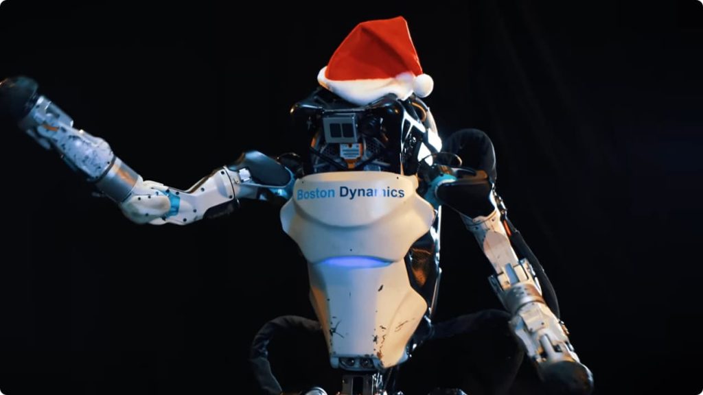„Boston Dynamics“ robotai sveikina su artėjančiomis šventėmis (video)
