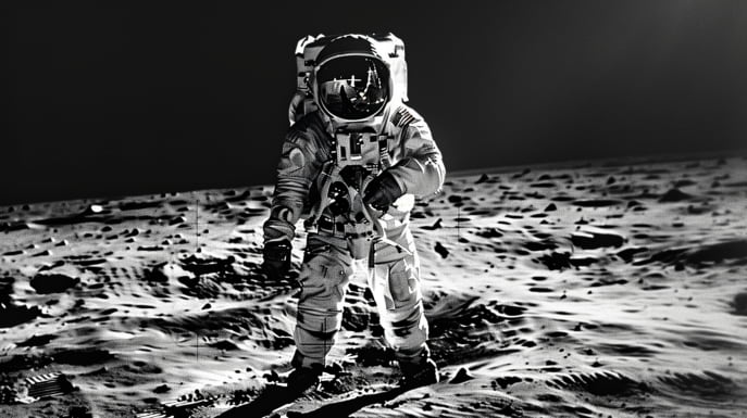 „Odysseus“ mėnuleigis pirmą kartą per 50 metų nusileido Mėnulyje