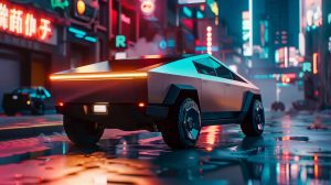 „Cybertruck“ gamyba sustabdyta dėl problemos su pedalais