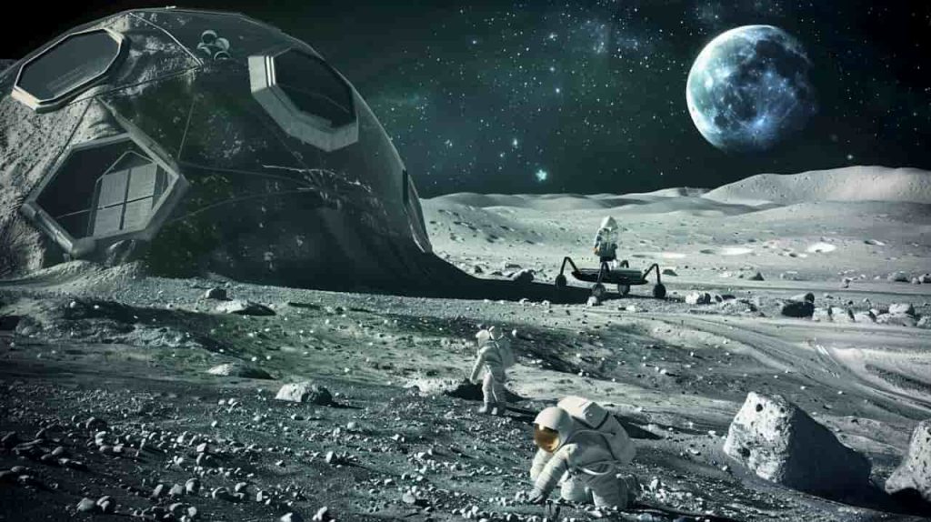 Atrastas požeminis Mėnulio urvas gali tapti būsima astronautų baze