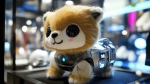 Pamatykite: „Casio“ pristatė pūkuotą robotą, galintį atstoti augintinį