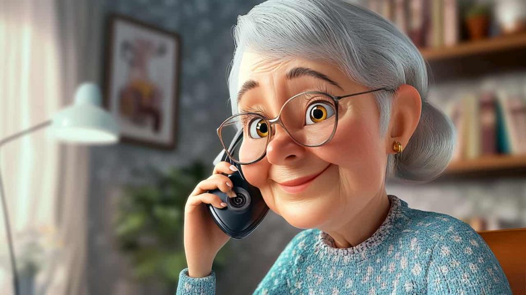 Dirbtinio intelekto močiutė tapo telefoninių sukčių košmaru: pamatykite patys