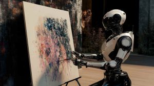 Dirbtinio intelekto roboto sukurtas paveikslas aukcione parduotas už daugiau nei 1 mln. JAV dolerių