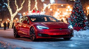 Vairuojate „Tesla“? Sužinokite, kokį šventinį atnaujinimą jums padovanojo Elonas Muskas