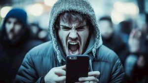 D. Trumpo šalininkai pasipiktinę: „iPhone“ jį susieja su žodžiu „rasistas“