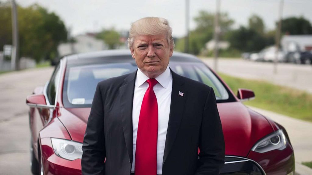 D. Trumpas pareiškė, kad smurtas prieš „Tesla“ bus laikomas vidaus terorizmu