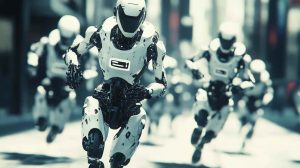 Kinijos pusmaratonyje robotai varžysis su žmonėmis 