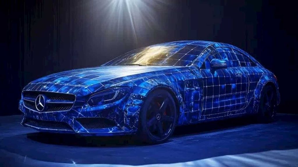 „Mercedes“ kuria revoliucinius dažus, kurie saulės energija įkraus automobilį