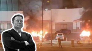 Teroras prieš E. Muską: JAV padeginėjami „Tesla“ elektromobiliai, grasinama jų savininkams