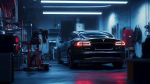 Žmonės išbando „Tesla“ automobilius prieš netikras sienas: kokie rezultatai?