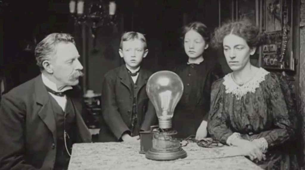 1910 m. „elektros dieta“ – žmonės paniškai bijojo elektros lemputės poveikio sveikatai