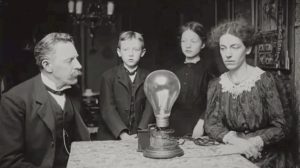 1910 m. „elektros dieta“ – žmonės paniškai bijojo elektros lemputės poveikio sveikatai