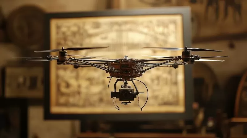 Atgaivinta 500 metų senumo da Vinci idėja – ji gali padėti sumažinti dronų triukšmą
