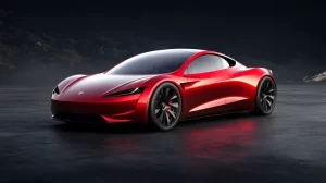 „Tesla Roadster“ gali būti greičiausias pasaulyje automobilis, rodo naujas patentas