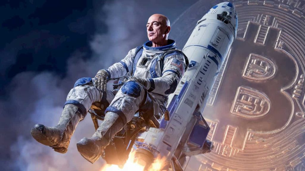 Oficialu: už skrydį į kosmosą su J. Bezoso „Blue Origin“ erdvėlaiviu galėsite mokėti bitkoinais