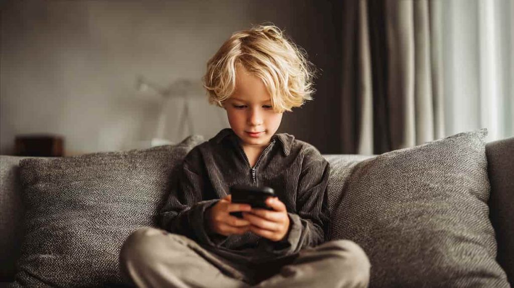 Šokiruojantys tyrimo rezultatai: atskleista šiurpi realybė apie vaikus, anksti gavusius telefonus