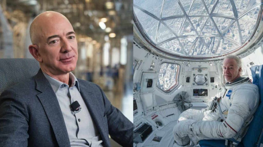 Jeffas Bezosas atskleidė, kada žmonės pradės gyventi kosmose