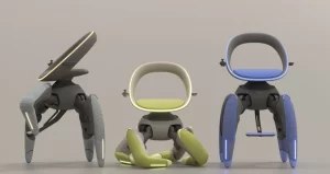 Įspūdingos „Toyota“ inovacijos: pristatė vaikščiojantį robotą-kėdę