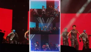 Humanoidai užvaldė sceną: šoko kartu su profesionaliais šokėjais (video)