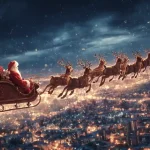 Kalėdų Senelis jau pakilo į dangų: stebėkite, kur jis dabar – gyvai