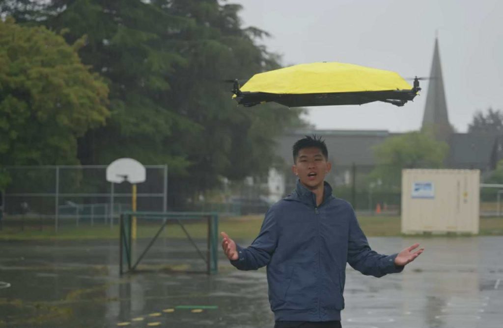 „YouTube“ kūrėjo išradimas – jus sekantis skraidantis skėtis 