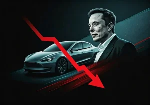 „Tesla“ 2025 m. registracijų skaičius Europoje krito 49 proc., nauji lyderiai žengia į priekį – kas jie?
