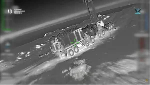 Ukrainos dronai Kryme sunaikino itin svarbų Rusijos radarą: paskelbtas operacijos vaizdo įrašas