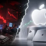 Kol investuotojai bėga iš DI akcijų, „Apple“ pasiekė 5 trln. JAV dolerių vertę