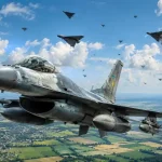 Pamoka NATO: Ukrainos F-16 sparčiai dėvisi – brangūs naikintuvai tampa pigių atakų įkaitais