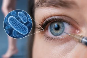 Pirmą kartą istorijoje: iš moters šlaunies paimtos mitochondrijos suleistos į akis regėjimui gerinti