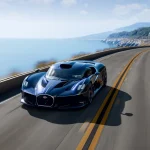 Tik vienas toks pasaulyje: „Bugatti“ pristatė naują hiperautomobilį – 1 600 AG ir vos metro aukščio