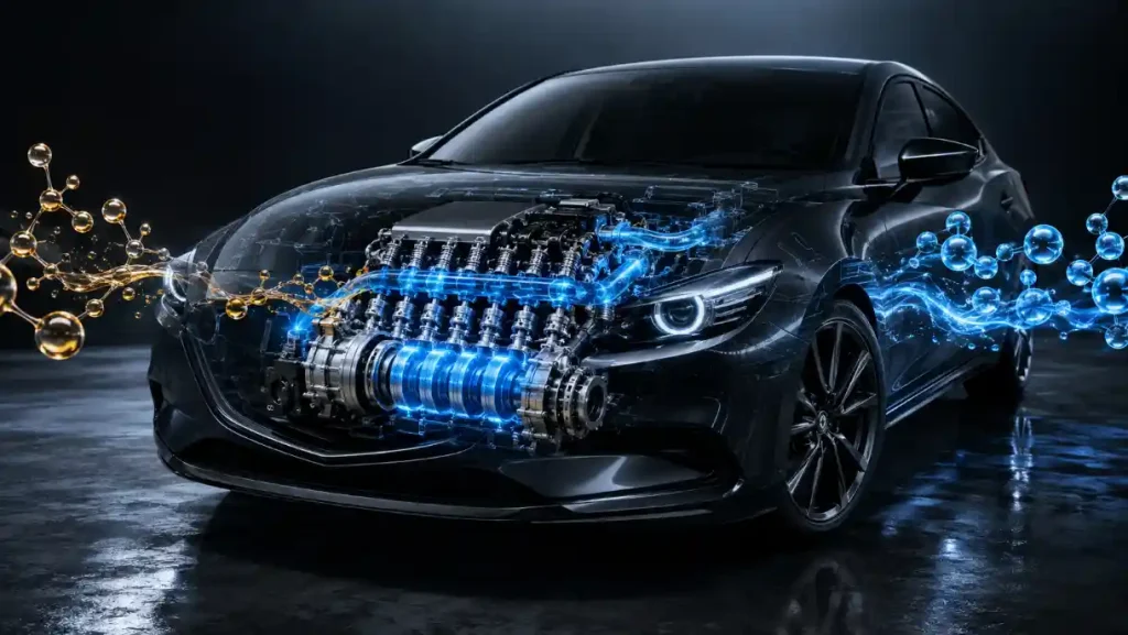 „Mazda“ meta iššūkį elektromobiliams: naujas variklis benziną pavers vandeniliu