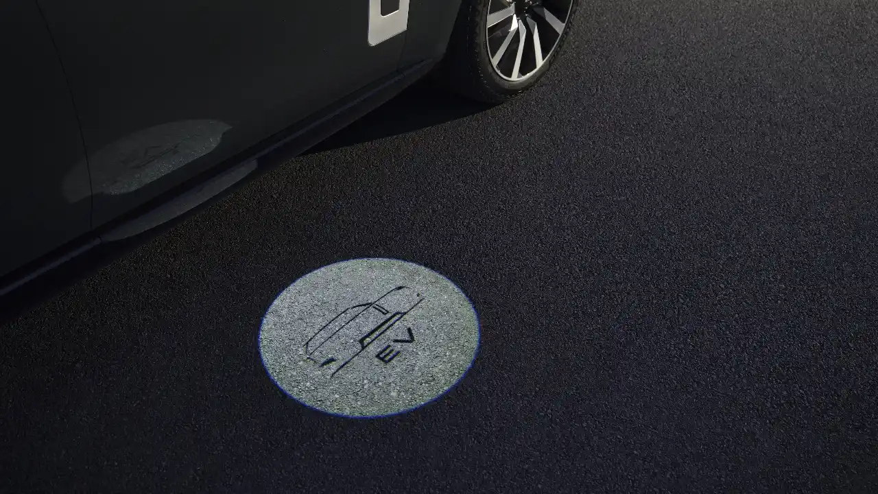 Range Rover Electric EV apšvietimo detalė