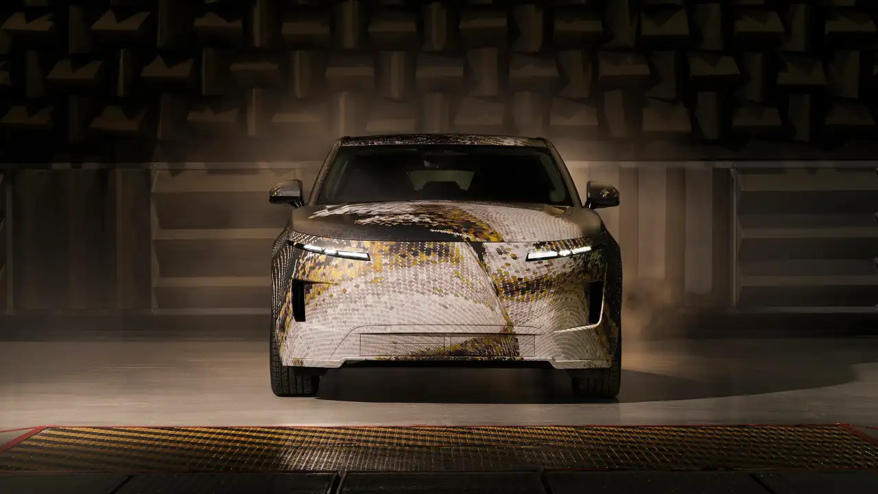 „Range Rover GT“ priekinės dalies profilis