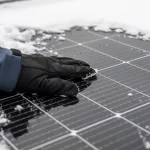 Saulės elektrinė žiemą: kiek elektros ji iš tikrųjų pagamina?