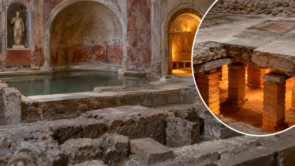 Senovės Romos imperatoriaus rūmuose rado 1700 metų senumo „SPA“ – veikė net šildomos grindys
