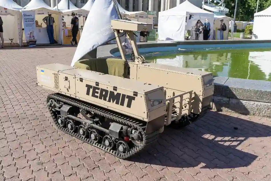Ukrainoje sukurtas vikšrinis antžeminis robotas TerMIT