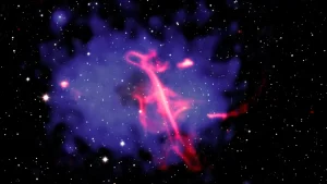Kosmose aptikta milžiniška smuiko rakto formos struktūra: astronomai aiškinasi jos kilmę