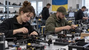 Lietuva siūlo Ukrainai bendrą dronų gamybą: pirmųjų sutarčių vertė galėtų siekti 200 mln. eurų