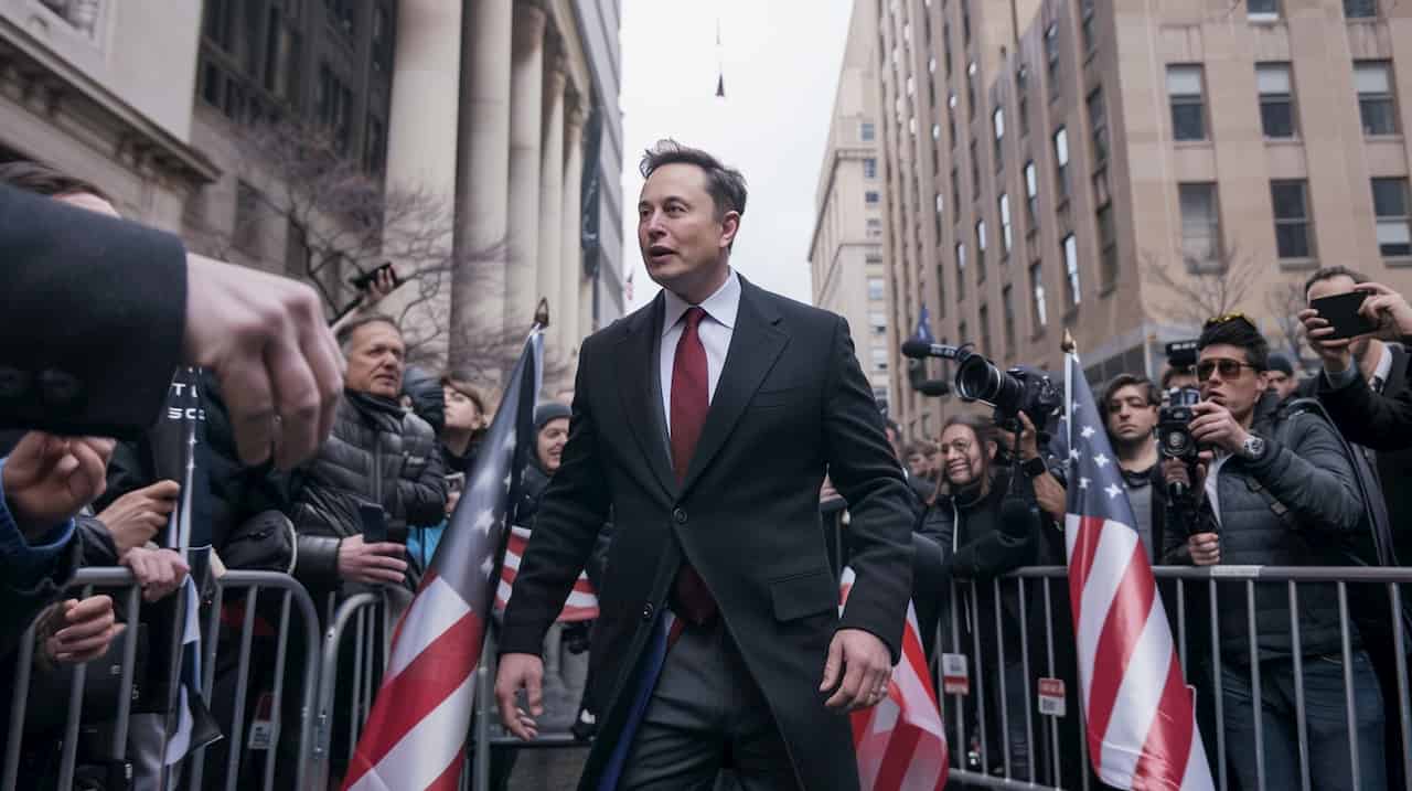 Elonas Muskas gina zodzio laisve finansuos nacionaline parasu rinkimo kampanija Pirmajai pataisai paremti